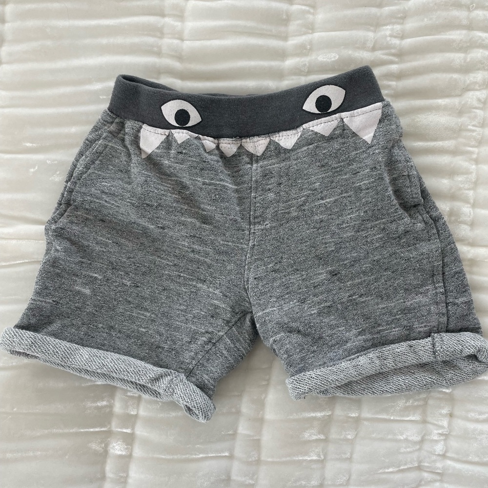 French terry easy on/off short